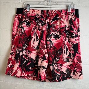 Under Armour Men’s Pink Woven Adapt 8” Workout Sportswear Casual Shorts Size XL